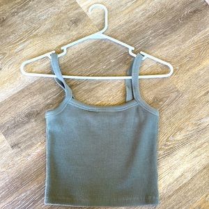 Small green crop top from forever 21